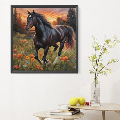 Horse - Full Round Drill Diamond Painting 30*30CM