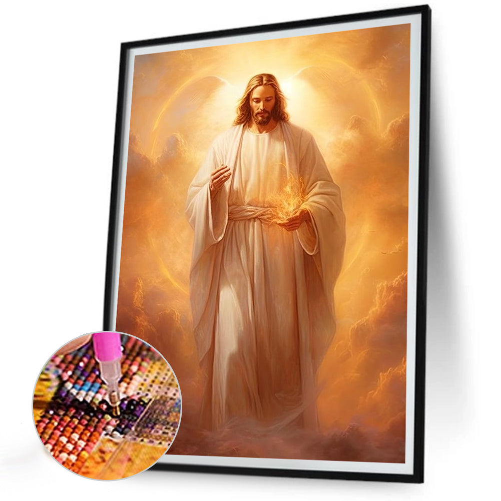 Jesus - Full Round Drill Diamond Painting 30*40CM