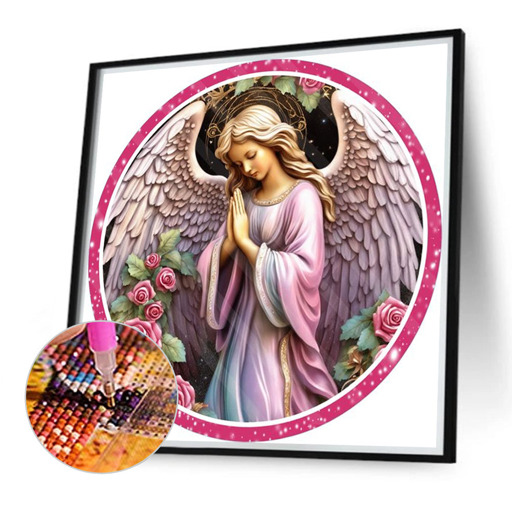 Angel - Full Round Drill Diamond Painting 40*40CM