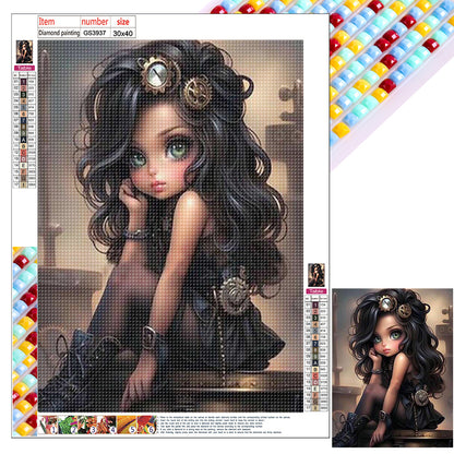 Girl - Full Square Drill Diamond Painting 30*40CM