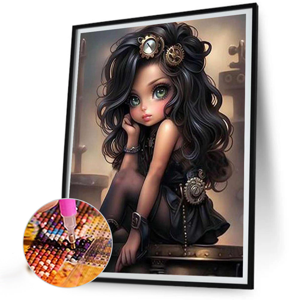 Girl - Full Square Drill Diamond Painting 30*40CM