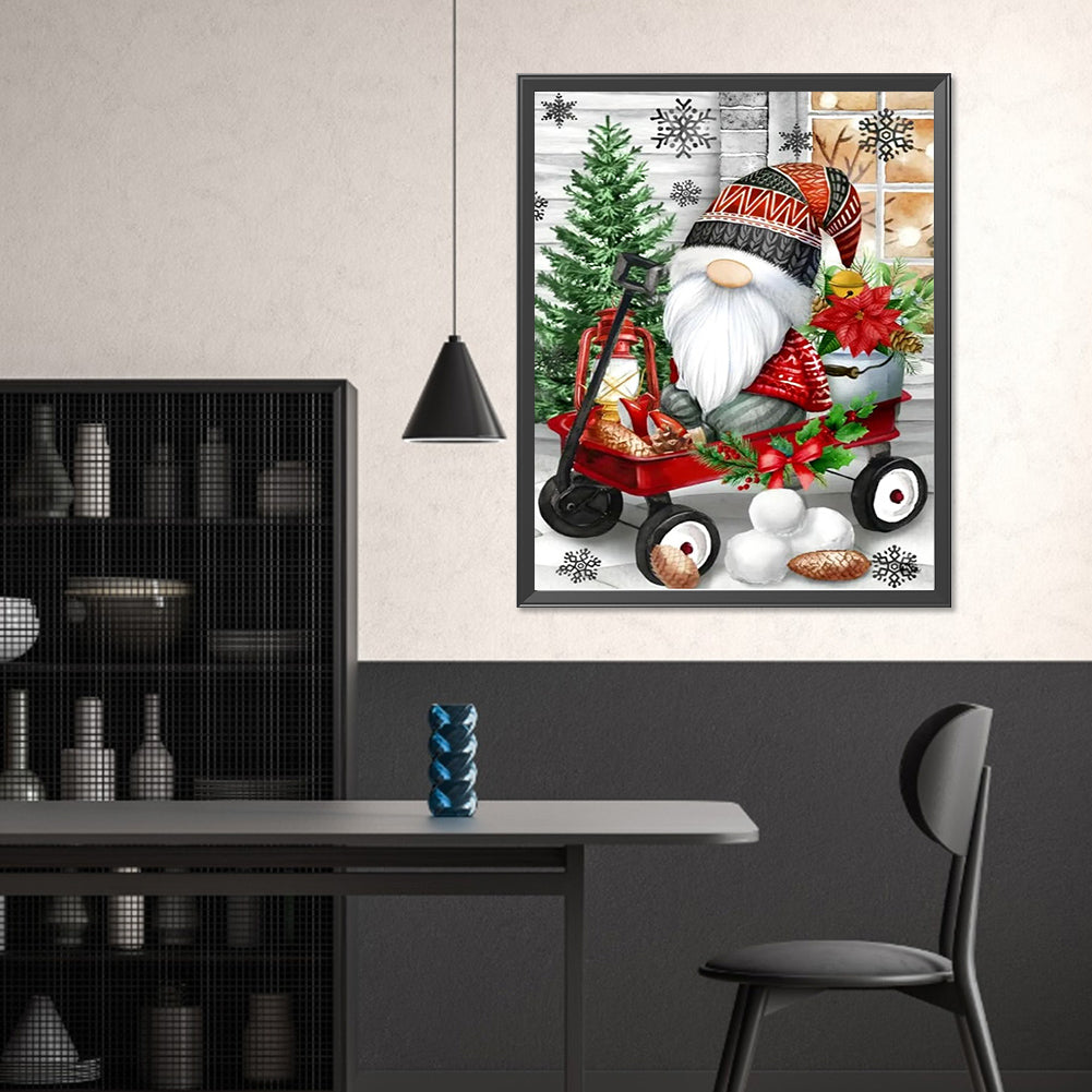 Christmas Gnome - Full Square Drill Diamond Painting 40*50CM