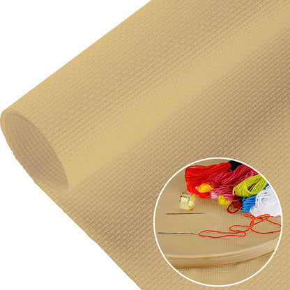 3 pcs 11 Count Embroidery Cross Cotton Fabric for Embroidery Beginner (16x20in)