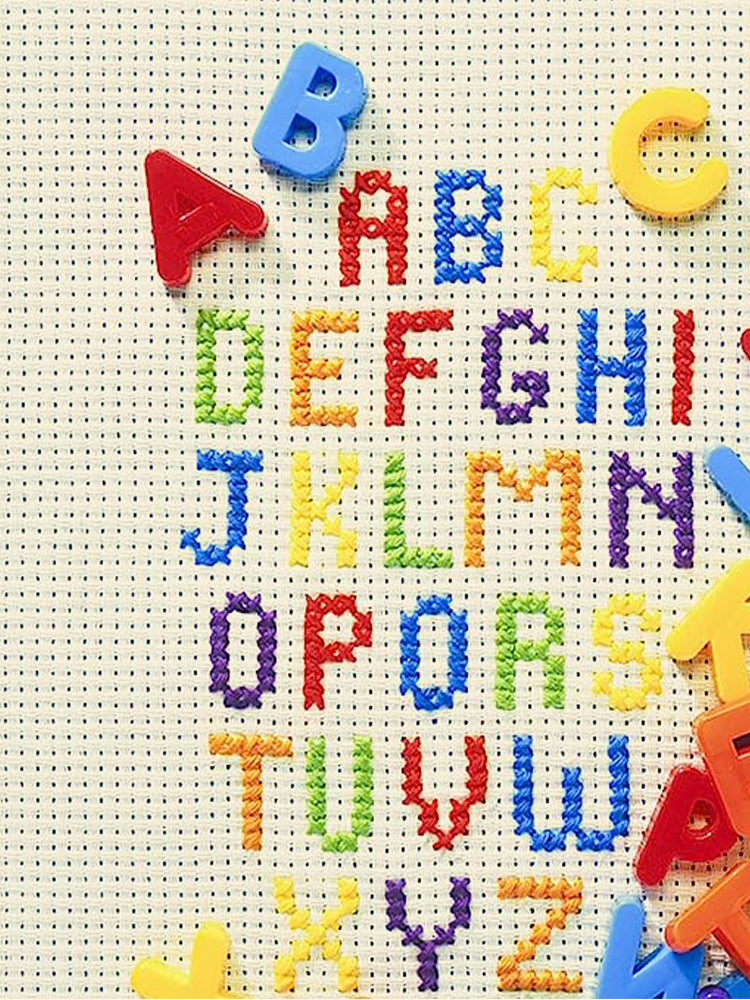 5 pcs 11 Count Embroidery Cross Stitch Fabric for Embroidery Beginner (12x12in)