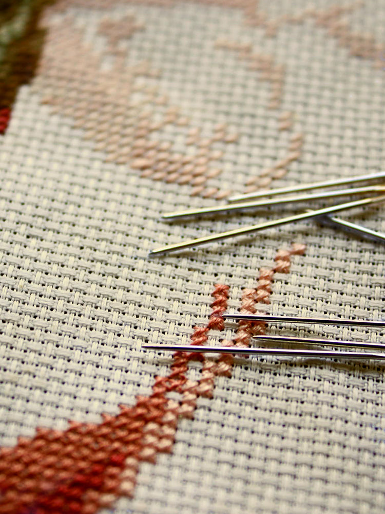 5 pcs 11 Count Embroidery Cross Stitch Fabric for Embroidery Beginner (12x12in)