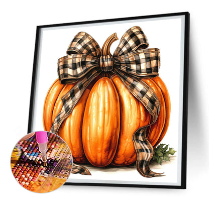 Pumpkin - Full Round Drill Diamond Painting 30*30CM