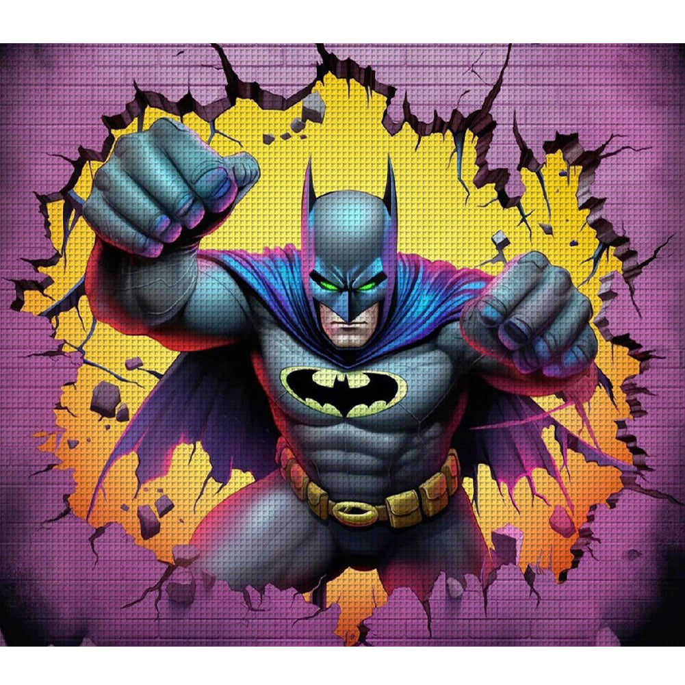 Super Hero - 11CT Stamped Cross Stitch 50*45CM
