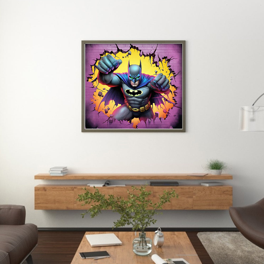 Super Hero - 11CT Stamped Cross Stitch 50*45CM