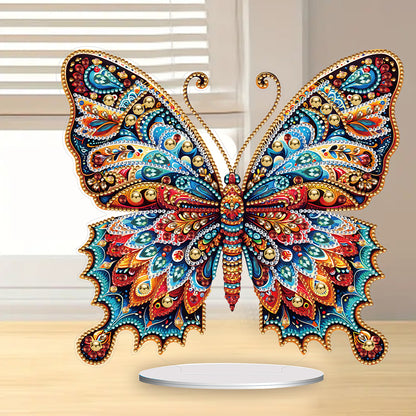 Diamond Painting Desktop Decoration for Office Desktop Decor(Gorgeous Butterfly)