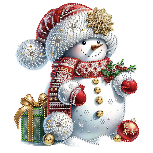 Christmas Snowman - Special Shaped Drill Diamond Painting 30*30CM