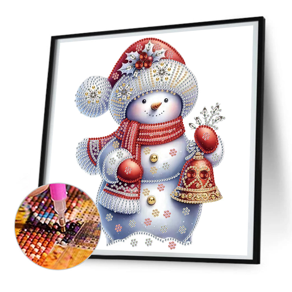 Christmas Snowman - Special Shaped Drill Diamond Painting 30*30CM