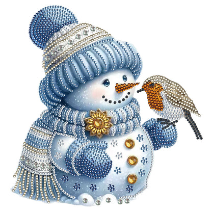 Christmas Snowman - Special Shaped Drill Diamond Painting 30*30CM