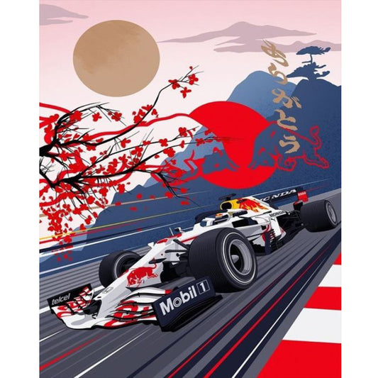 Driving Fast - Full Round Drill Diamond Painting 40*50CM