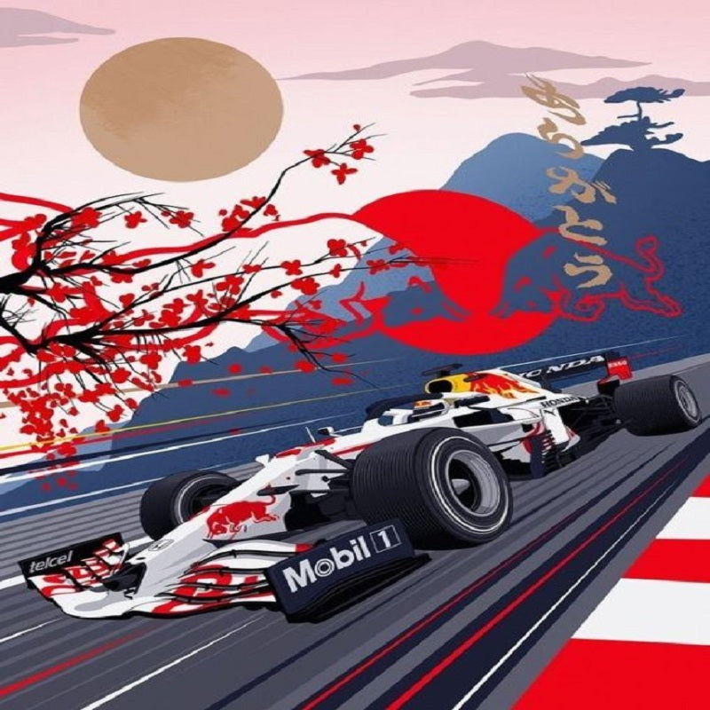 Driving Fast - Full Round Drill Diamond Painting 40*50CM