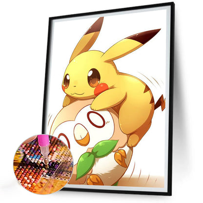 Pikachu - Full Round Drill Diamond Painting 30*40CM