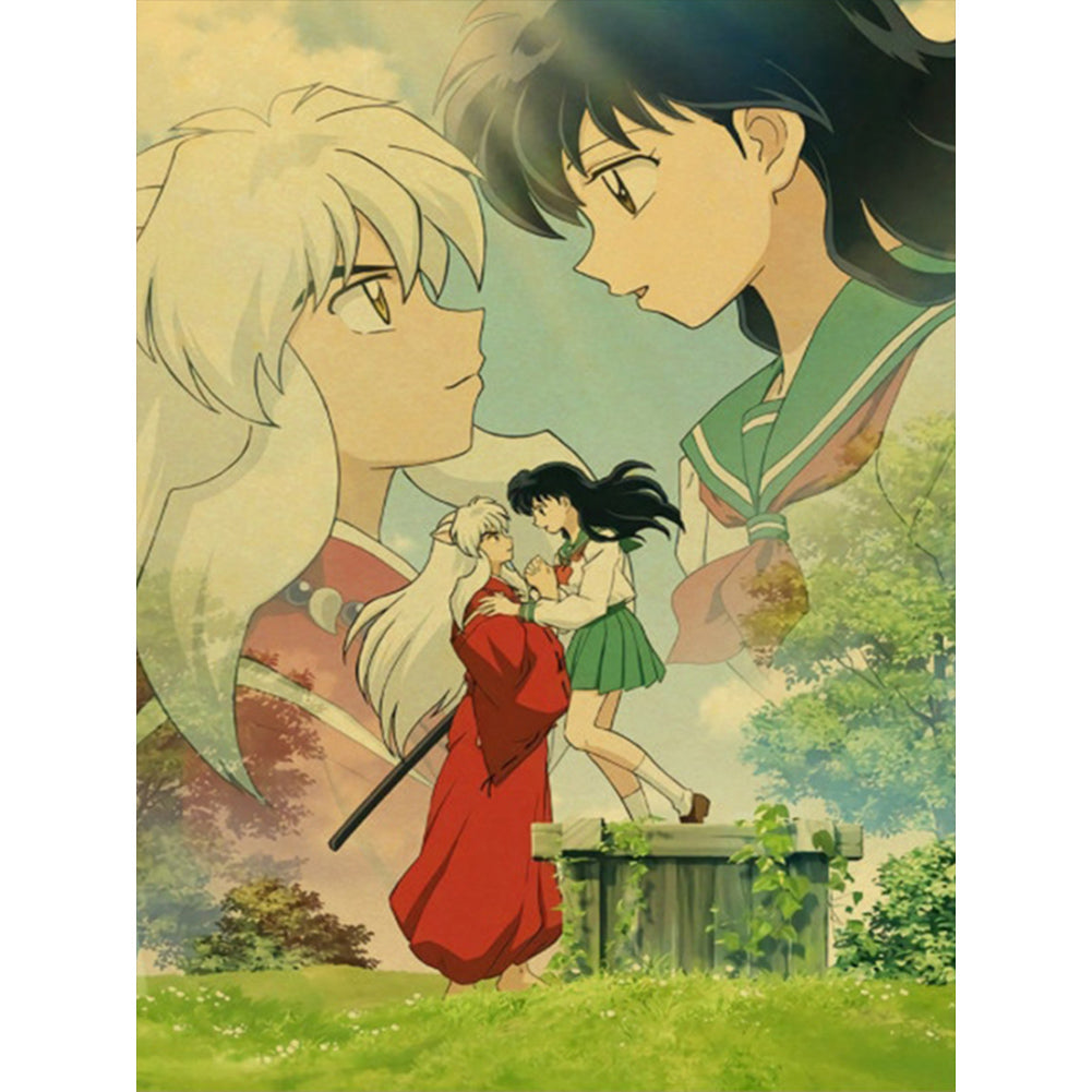 Inuyasha - Full Round Drill Diamond Painting 30*40CM
