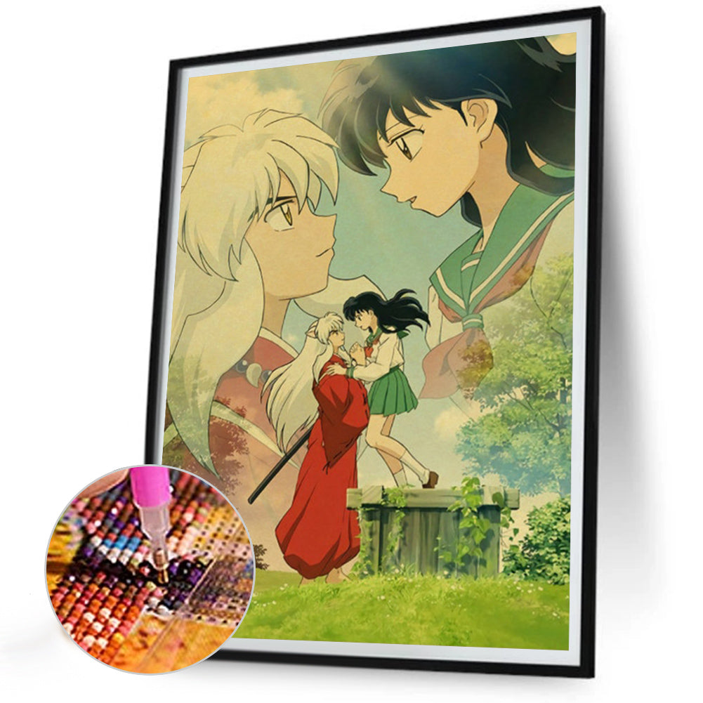 Inuyasha - Full Round Drill Diamond Painting 30*40CM