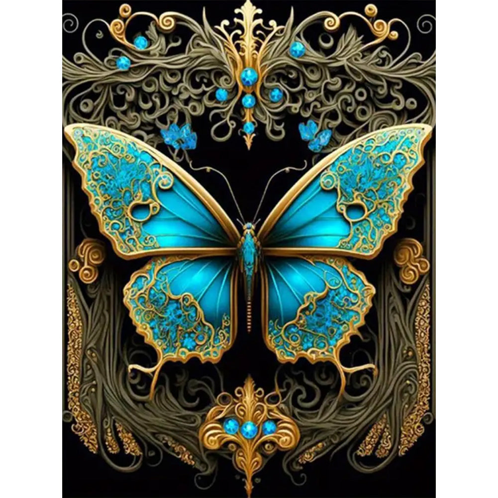 Butterfly - Full Round Drill Diamond Painting 30*40CM