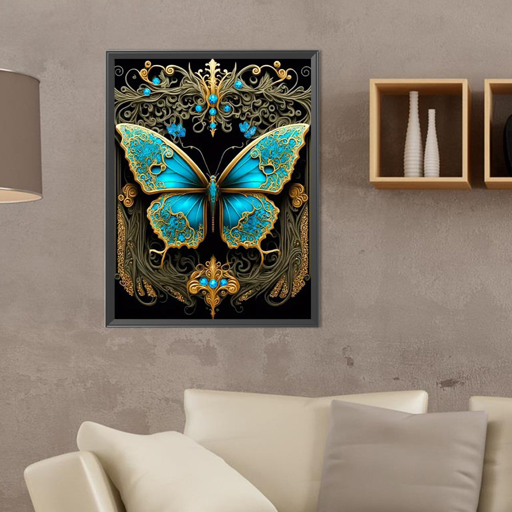 Butterfly - Full Round Drill Diamond Painting 30*40CM