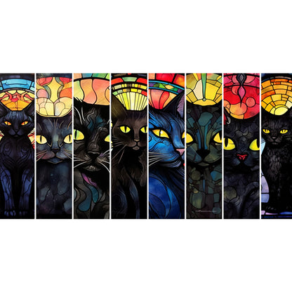 Black Cat - Full Round Drill Diamond Painting 80*40CM