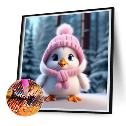 Snow Chick - Full Round Drill Diamond Painting 30*30CM