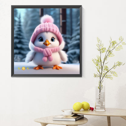 Snow Chick - Full Round Drill Diamond Painting 30*30CM