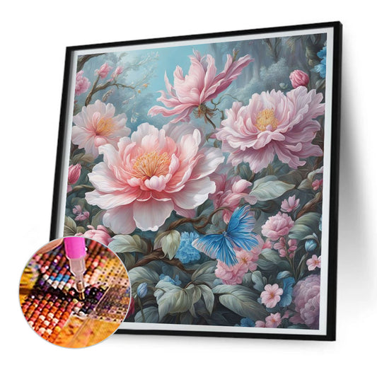 Peony - Full Round Drill Diamond Painting 30*30CM
