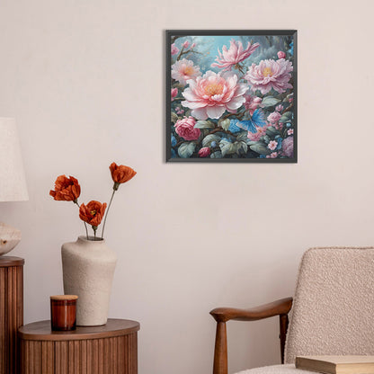 Peony - Full Round Drill Diamond Painting 30*30CM