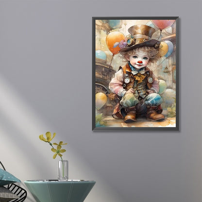 Clown - Full Square Drill Diamond Painting 45*60CM