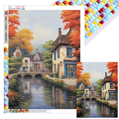 Country House - Full Square Drill Diamond Painting 45*60CM