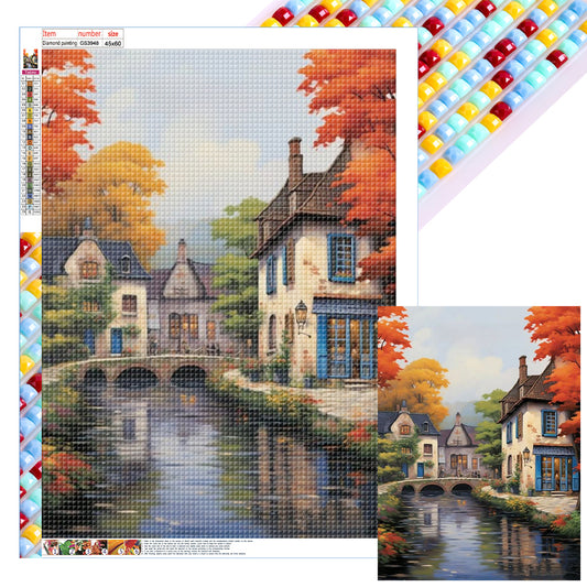 Country House - Full Square Drill Diamond Painting 45*60CM