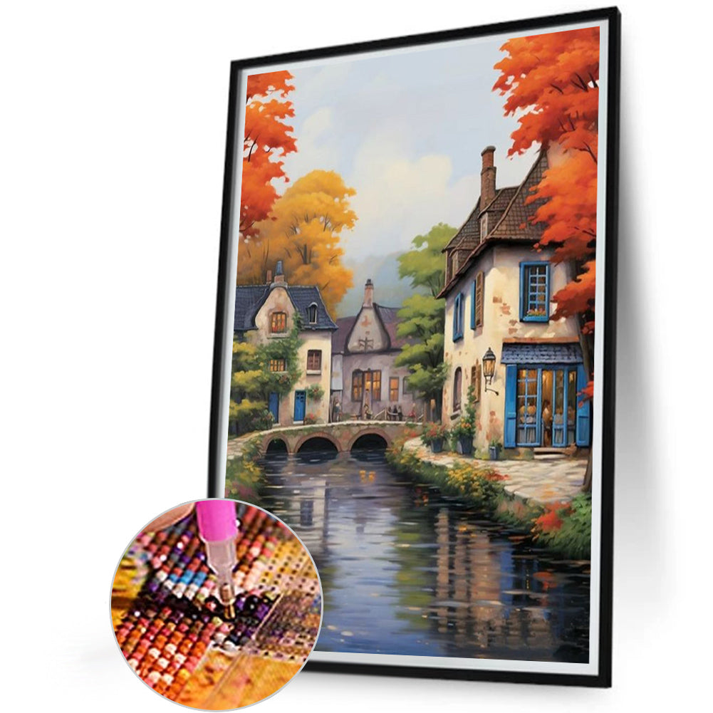 Country House - Full Square Drill Diamond Painting 45*60CM