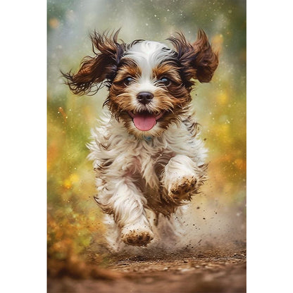 Puppy - Full Square Drill Diamond Painting 50*70CM