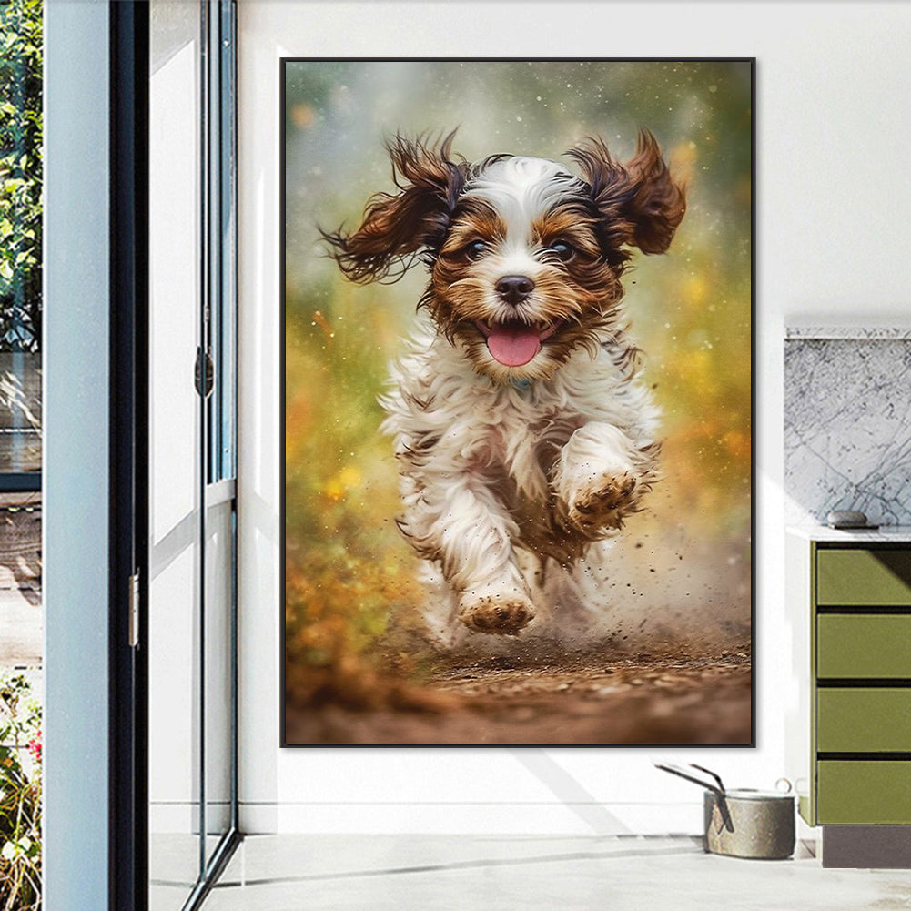 Puppy - Full Square Drill Diamond Painting 50*70CM