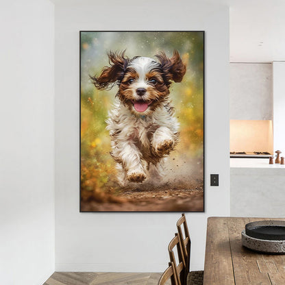 Puppy - Full Square Drill Diamond Painting 50*70CM