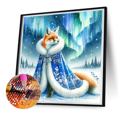 Aurora Fox - Full Round Drill Diamond Painting 30*30CM