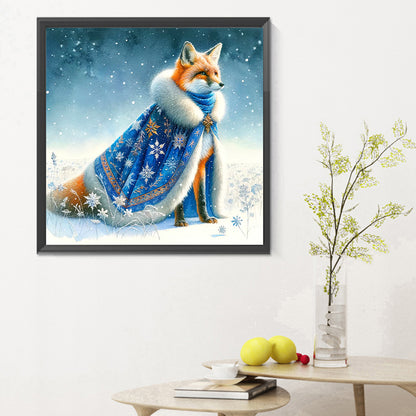 Aurora Fox - Full Round Drill Diamond Painting 30*30CM