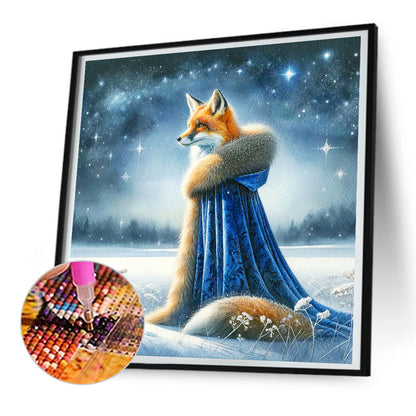 Aurora Fox - Full Round Drill Diamond Painting 30*30CM