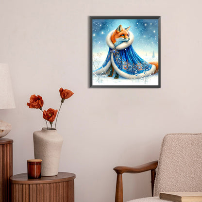 Aurora Fox - Full Round Drill Diamond Painting 30*30CM