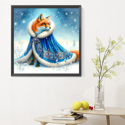 Aurora Fox - Full Round Drill Diamond Painting 30*30CM