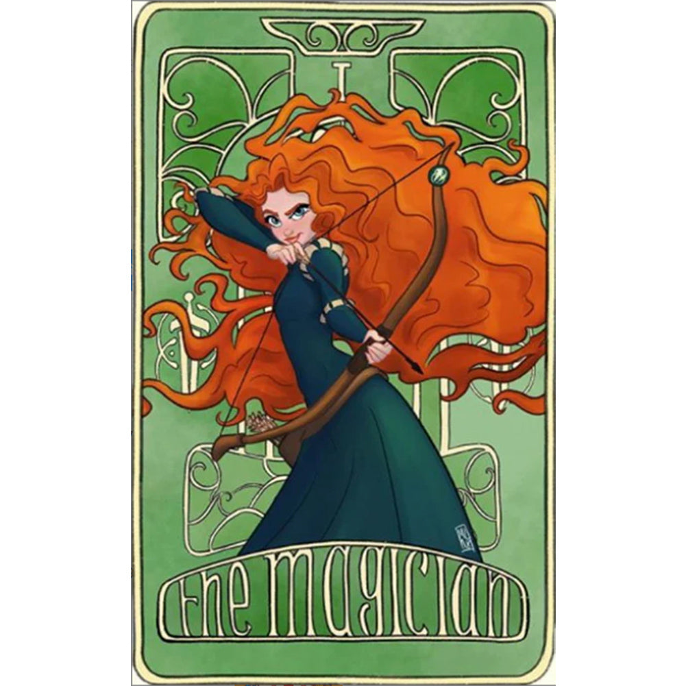 Merida - Full Round Drill Diamond Painting 30*50CM