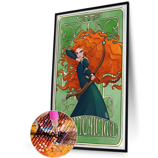 Merida - Full Round Drill Diamond Painting 30*50CM