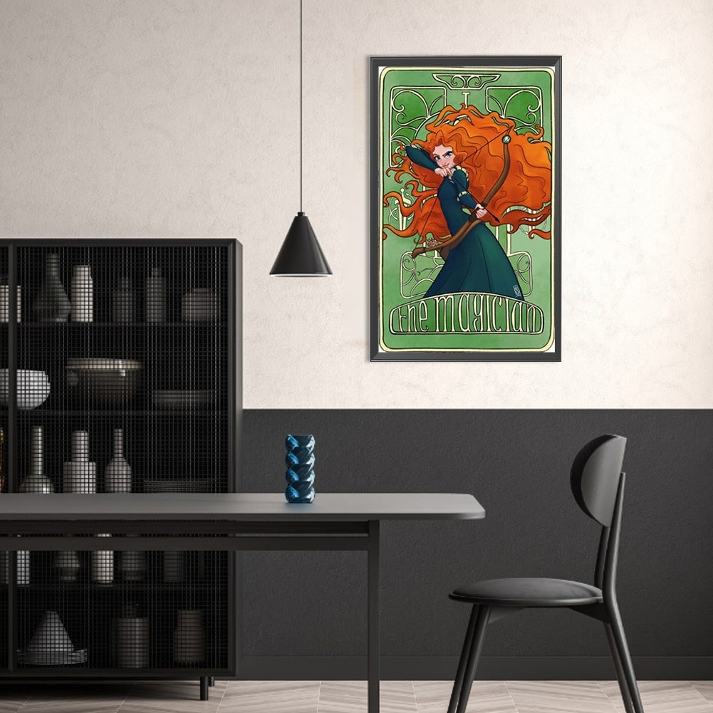 Merida - Full Round Drill Diamond Painting 30*50CM