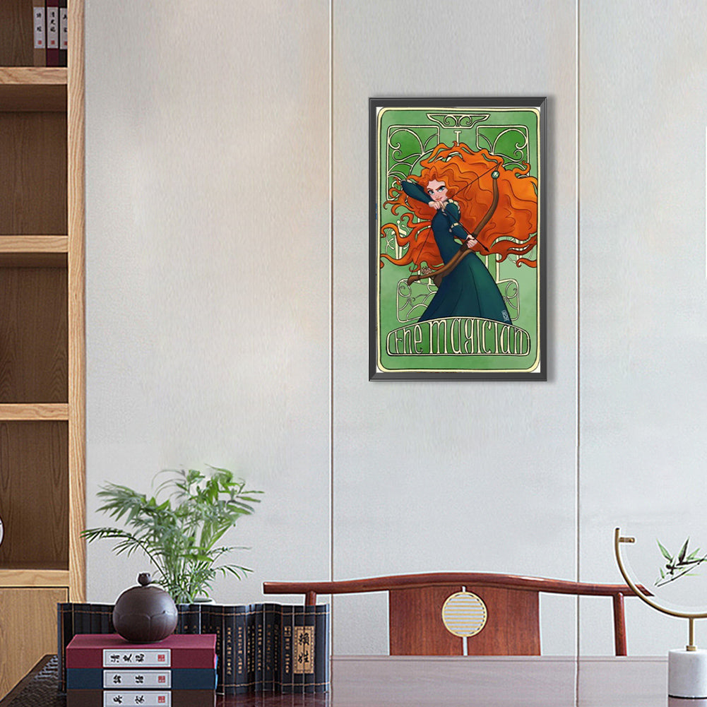 Merida - Full Round Drill Diamond Painting 30*50CM