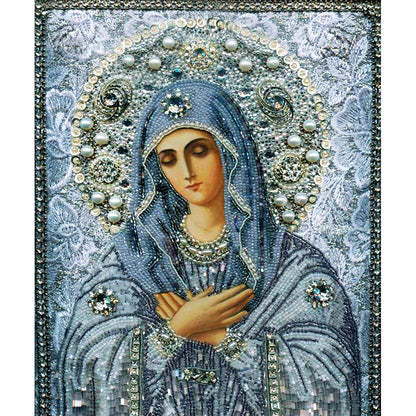 Maria - Special Shaped Drill Diamond Painting 26*30CM