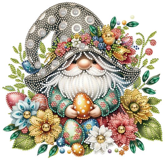 Easter Gnome - Special Shaped Drill Diamond Painting 30*30CM