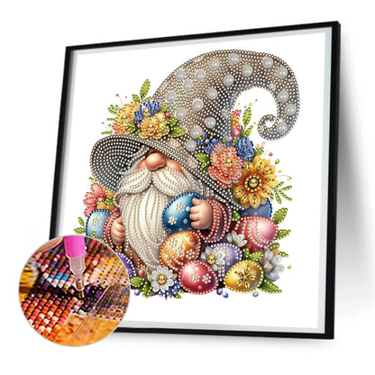 Easter Gnome - Special Shaped Drill Diamond Painting 30*30CM