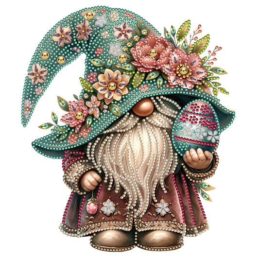 Easter Gnome - Special Shaped Drill Diamond Painting 30*30CM