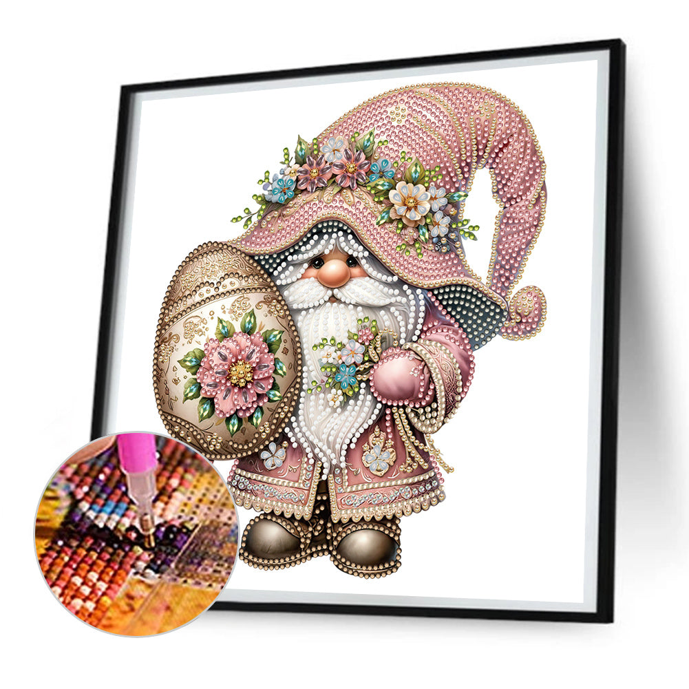 Easter Gnome - Special Shaped Drill Diamond Painting 30*30CM