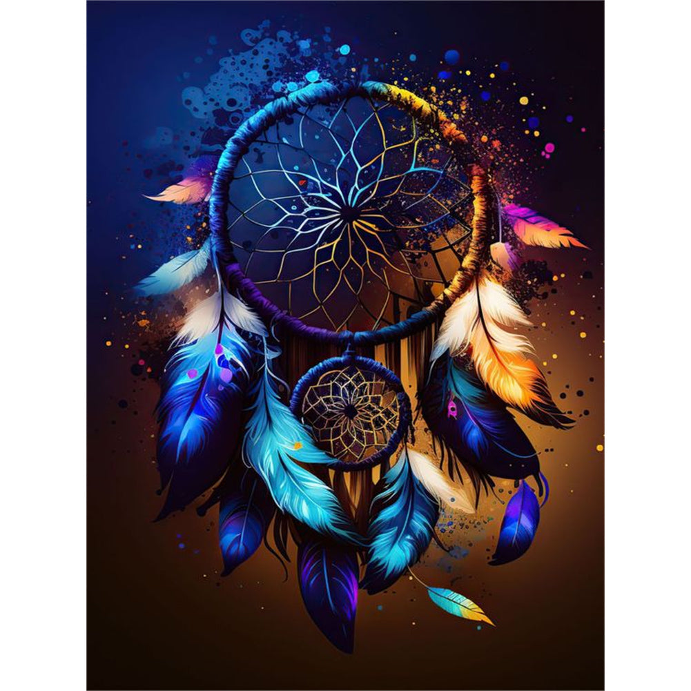 Dreamcatcher - Full Round Drill Diamond Painting 30*40CM